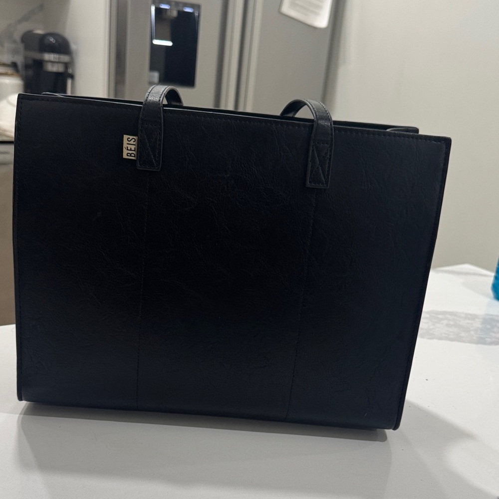 BEIS Black Laptop Bag for Women